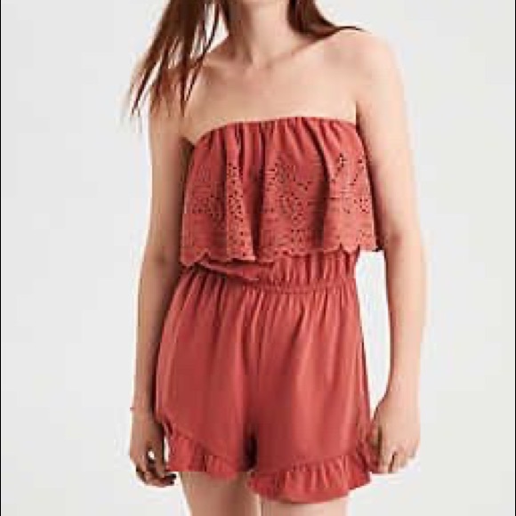 Strapless Wromper with pockets - Picture 1 of 5